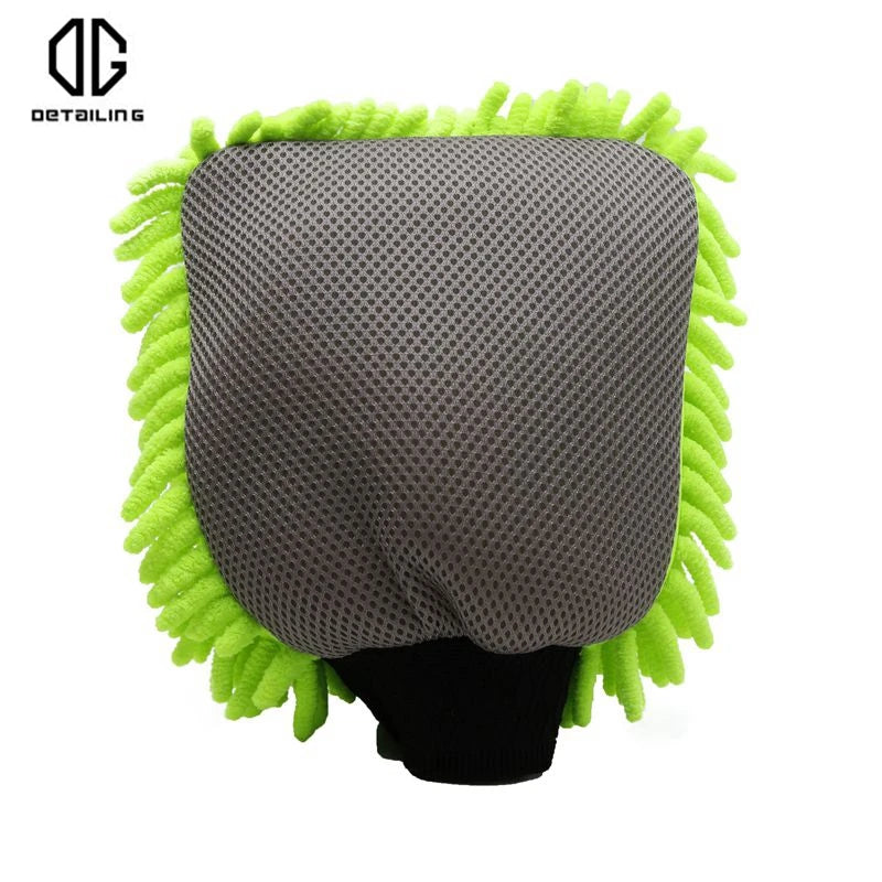 DETAILING Microfiber Chenille Car Wash Cleaning Glove Auto Car Tool Drying Mitt