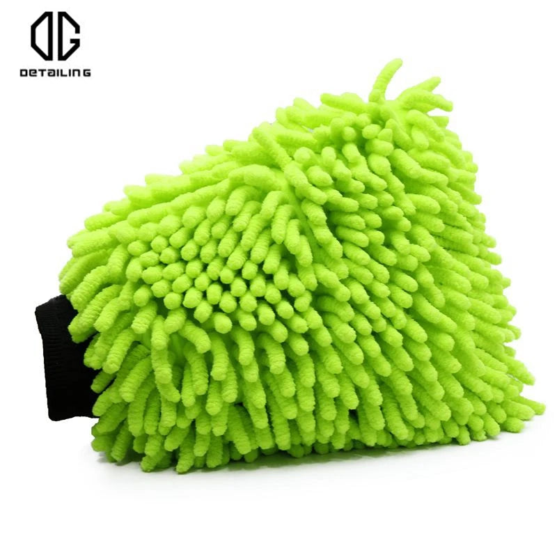 DETAILING Microfiber Chenille Car Wash Cleaning Glove Auto Car Tool Drying Mitt