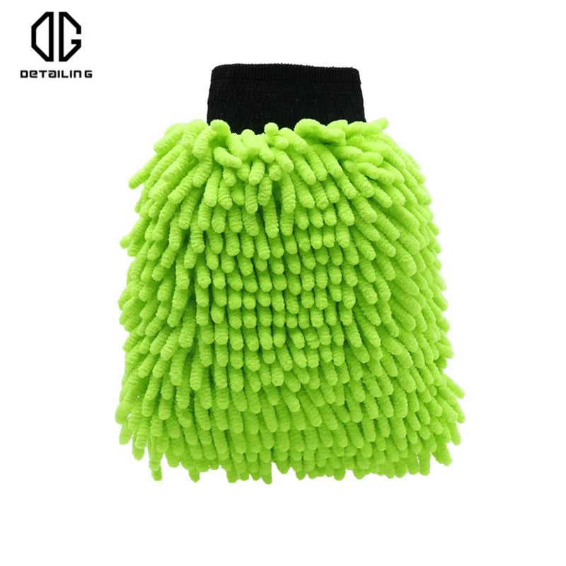 DETAILING Microfiber Chenille Car Wash Cleaning Glove Auto Car Tool Drying Mitt