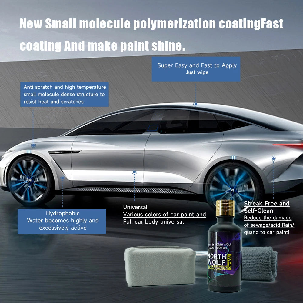 3 YEARS Graphene Ceramic Coating Hydrophobic Paint Protection Car ultrapremium Coating Scratch Resistance