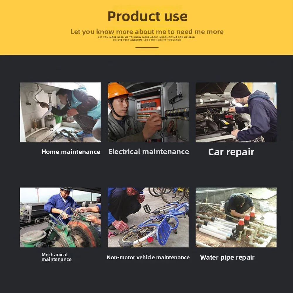 46-piece Auto Repair Combination Ratchet Wrench Toolbox, Auto Maintenance Vehicle-mounted Socket Repair Set Tools